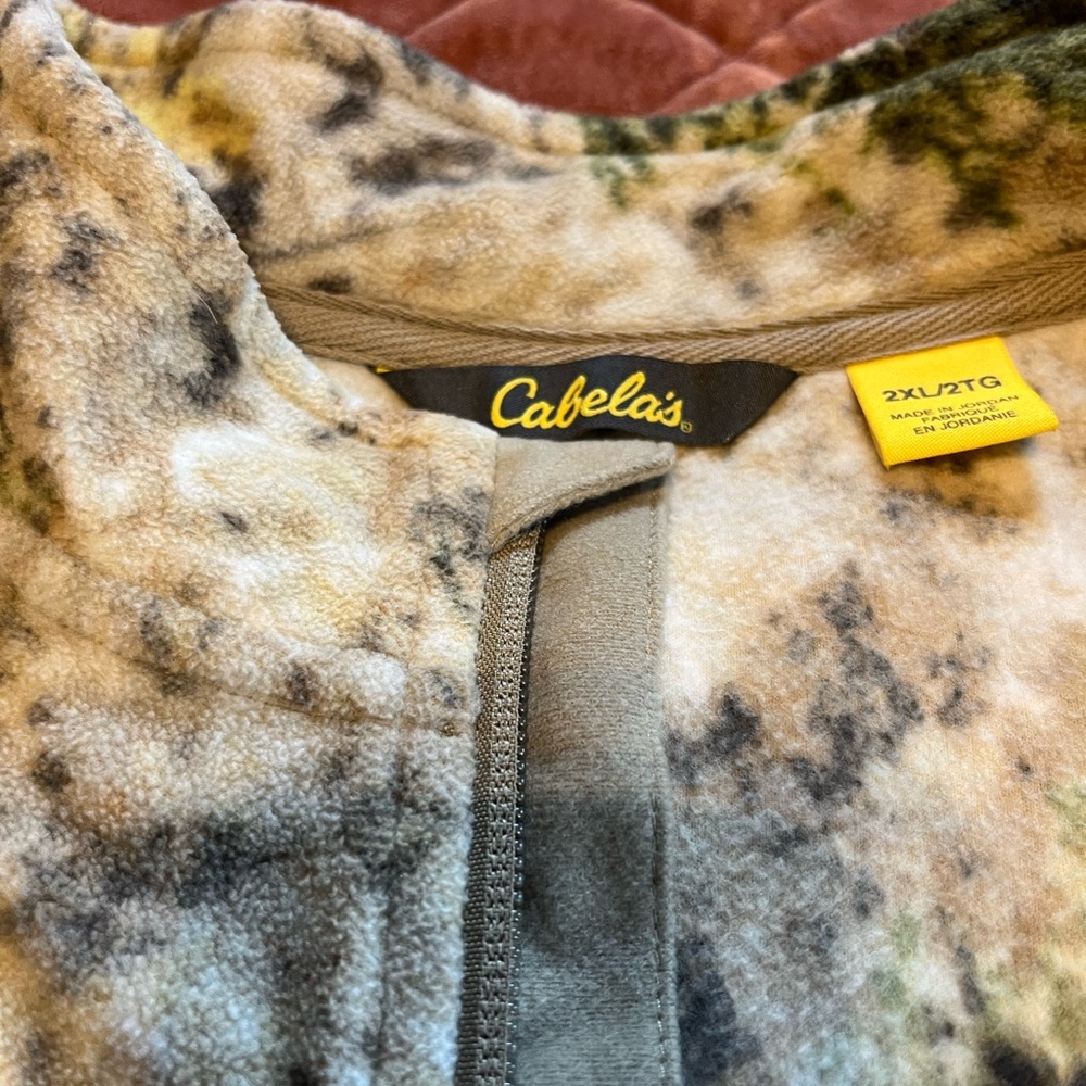 Cabela’s ZONZ Western midlayer zippered fleece pullover